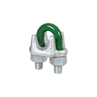 G-6240 Green Pin Wire Rope Clip Type B Product Render 2